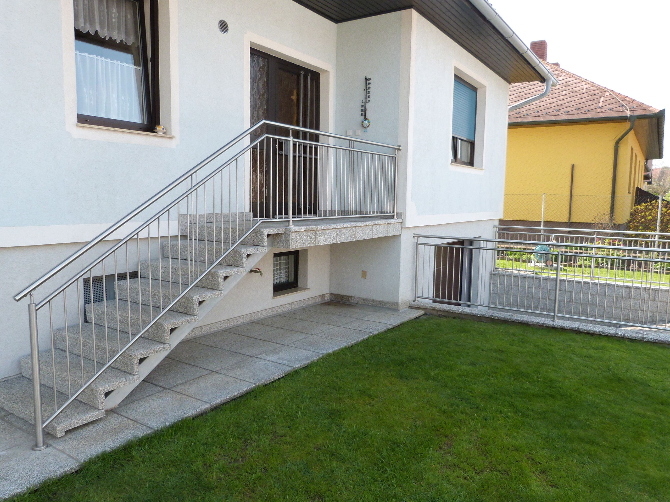 Geländer mit Stangen