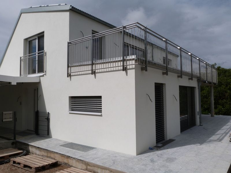 Zábradlí s tyčkami