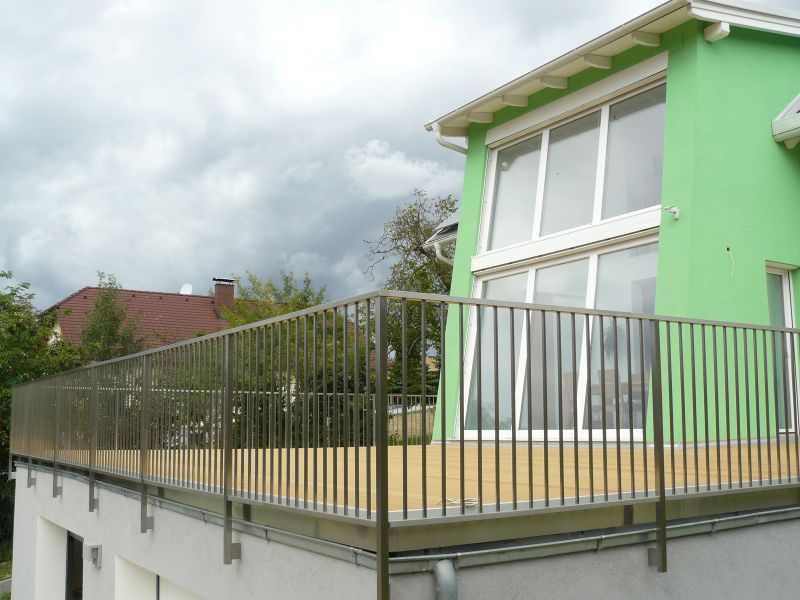 Zábradlí s tyčkami