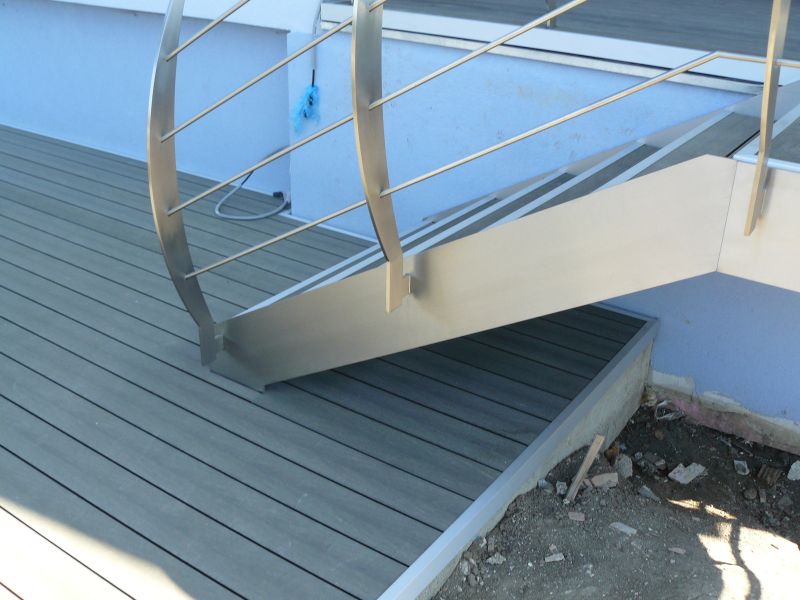 Zábradlí s tyčkami