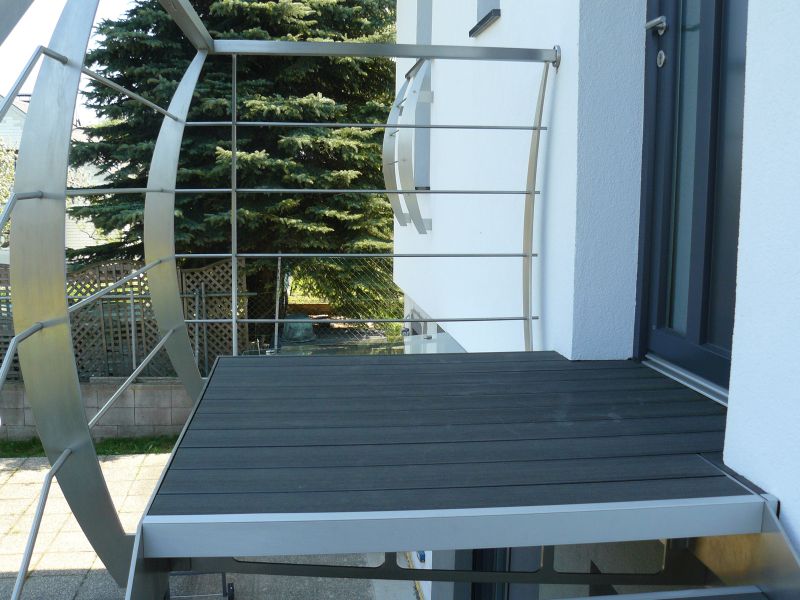 Zábradlí s tyčkami